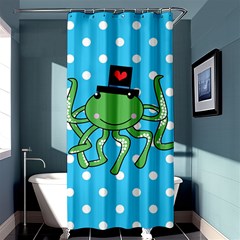 Octopus Sea Animal Ocean Marine Shower Curtain 36  x 72  (Stall) 