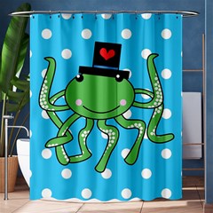 Octopus Sea Animal Ocean Marine Shower Curtain 60  X 72  (medium)  by Nexatart