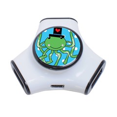 Octopus Sea Animal Ocean Marine 3-Port USB Hub