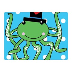 Octopus Sea Animal Ocean Marine Double Sided Flano Blanket (Mini) 