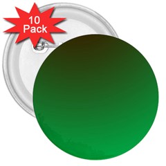 Course Colorful Pattern Abstract Green 3  Buttons (10 Pack)  by Nexatart