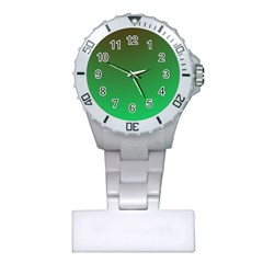 Course Colorful Pattern Abstract Green Plastic Nurses Watch by Nexatart