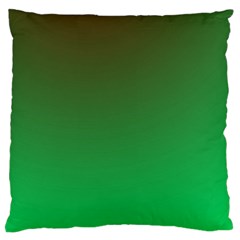 Course Colorful Pattern Abstract Green Large Flano Cushion Case (two Sides) by Nexatart