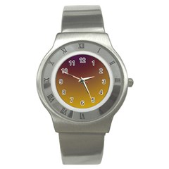 Course Colorful Pattern Abstract Stainless Steel Watch