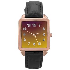 Course Colorful Pattern Abstract Rose Gold Leather Watch  by Nexatart