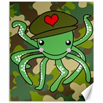 Octopus Army Ocean Marine Sea Canvas 8  x 10  8.15 x9.66  Canvas - 1