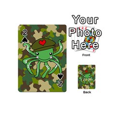 Octopus Army Ocean Marine Sea Playing Cards 54 (mini) 