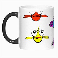 Fish Swim Cartoon Funny Cute Morph Mugs by Nexatart