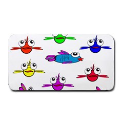 Fish Swim Cartoon Funny Cute Medium Bar Mats by Nexatart