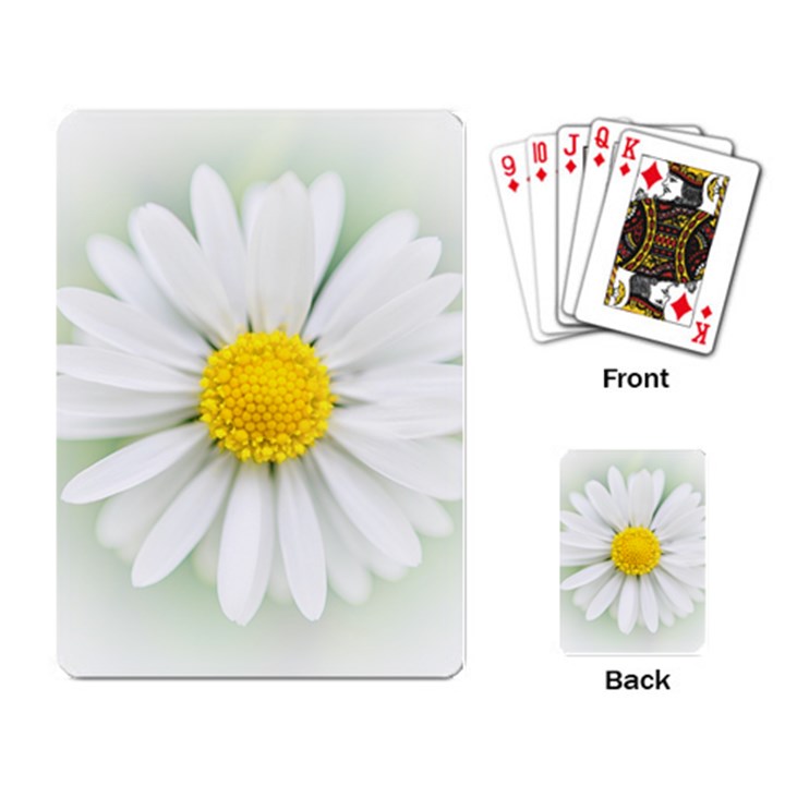 Art Daisy Flower Art Flower Deco Playing Card