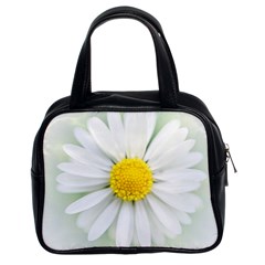 Art Daisy Flower Art Flower Deco Classic Handbags (2 Sides) by Nexatart