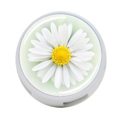 Art Daisy Flower Art Flower Deco 4-port Usb Hub (two Sides)  by Nexatart