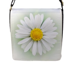 Art Daisy Flower Art Flower Deco Flap Messenger Bag (l)  by Nexatart