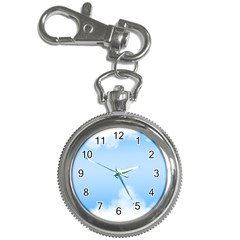 Sky Cloud Blue Texture Key Chain Watches by Nexatart