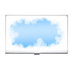 Sky Cloud Blue Texture Business Card Holders by Nexatart