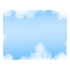 Sky Cloud Blue Texture Double Sided Flano Blanket (large)  by Nexatart