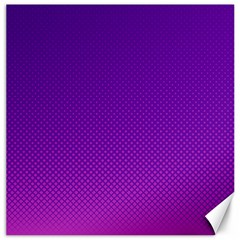 Halftone Background Pattern Purple Canvas 12  X 12   by Nexatart