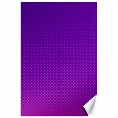 Halftone Background Pattern Purple Canvas 24  X 36  by Nexatart