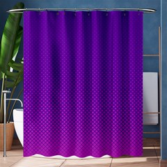 Halftone Background Pattern Purple Shower Curtain 60  X 72  (medium)  by Nexatart