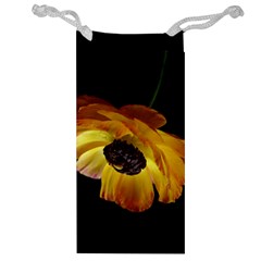 Ranunculus Yellow Orange Blossom Jewelry Bag by Nexatart