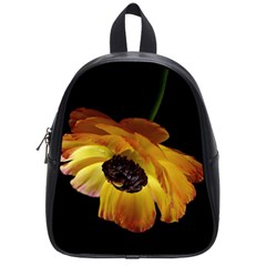 Ranunculus Yellow Orange Blossom School Bag (small) by Nexatart