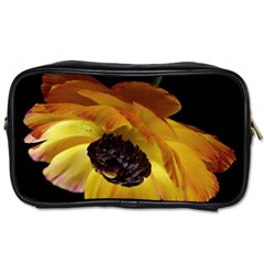 Ranunculus Yellow Orange Blossom Toiletries Bags by Nexatart