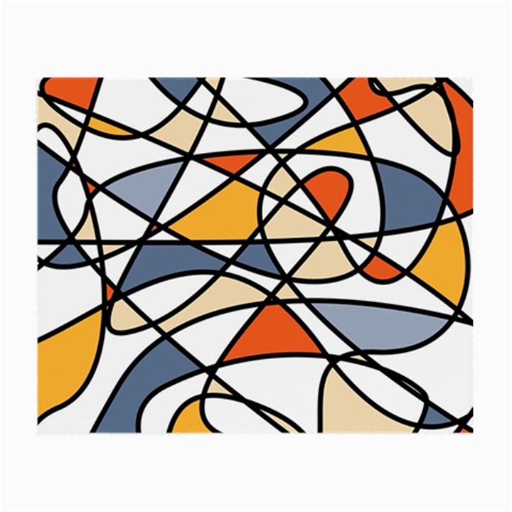 Abstract Background Abstract Small Glasses Cloth (2-Side)