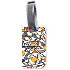 Abstract Background Abstract Luggage Tags (one Side)  by Nexatart