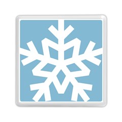 Snowflake Snow Flake White Winter Memory Card Reader (square)  by Nexatart