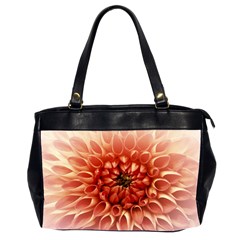 Dahlia Flower Joy Nature Luck Office Handbags (2 Sides)  by Nexatart