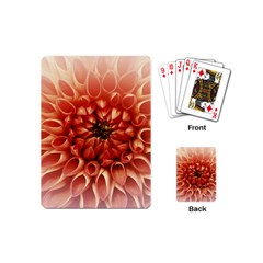 Dahlia Flower Joy Nature Luck Playing Cards (mini)  by Nexatart