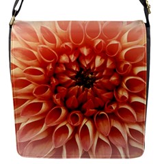 Dahlia Flower Joy Nature Luck Flap Messenger Bag (s) by Nexatart