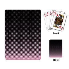 Halftone Background Pattern Black Playing Card by Nexatart