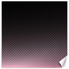 Halftone Background Pattern Black Canvas 12  X 12   by Nexatart