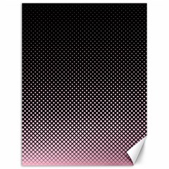 Halftone Background Pattern Black Canvas 12  X 16   by Nexatart