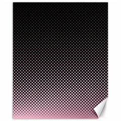 Halftone Background Pattern Black Canvas 16  X 20   by Nexatart