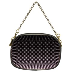 Halftone Background Pattern Black Chain Purses (two Sides)  by Nexatart