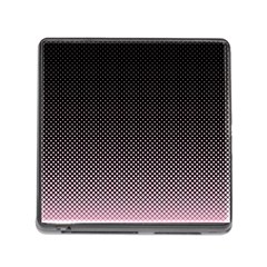 Halftone Background Pattern Black Memory Card Reader (square) by Nexatart