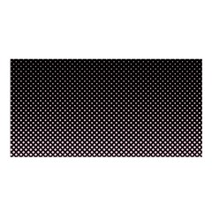 Halftone Background Pattern Black Satin Shawl by Nexatart