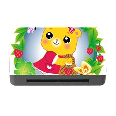 Bear Strawberries Memory Card Reader With Cf by Nexatart