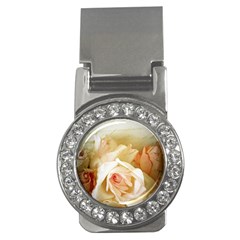 Roses Vintage Playful Romantic Money Clips (cz)  by Nexatart