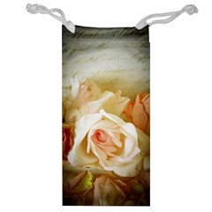 Roses Vintage Playful Romantic Jewelry Bag by Nexatart