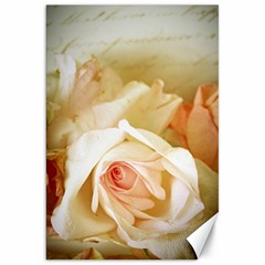 Roses Vintage Playful Romantic Canvas 20  X 30   by Nexatart