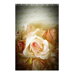 Roses Vintage Playful Romantic Shower Curtain 48  X 72  (small)  by Nexatart