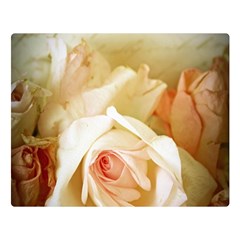 Roses Vintage Playful Romantic Double Sided Flano Blanket (large)  by Nexatart