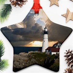 Lighthouse Beacon Light House Ornament (Star)