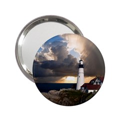 Lighthouse Beacon Light House 2.25  Handbag Mirrors