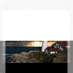 Lighthouse Beacon Light House Rectangular Jigsaw Puzzl