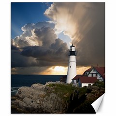 Lighthouse Beacon Light House Canvas 8  X 10  by Nexatart