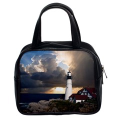 Lighthouse Beacon Light House Classic Handbags (2 Sides)